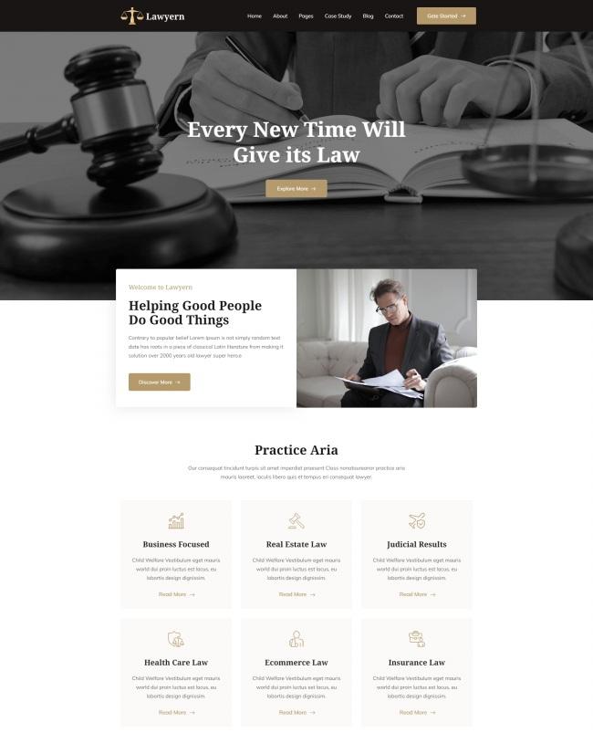 HTML5法律司法咨询网站模板_珊瑚贝